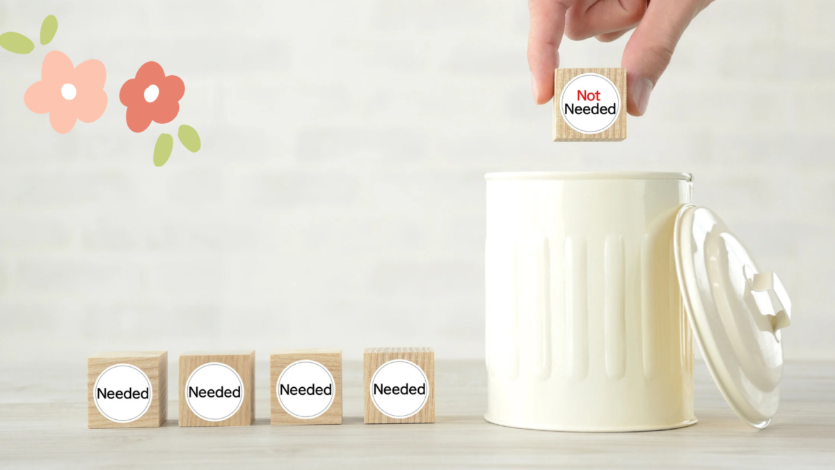 断捨離を成功させるコツは 少しずつです！